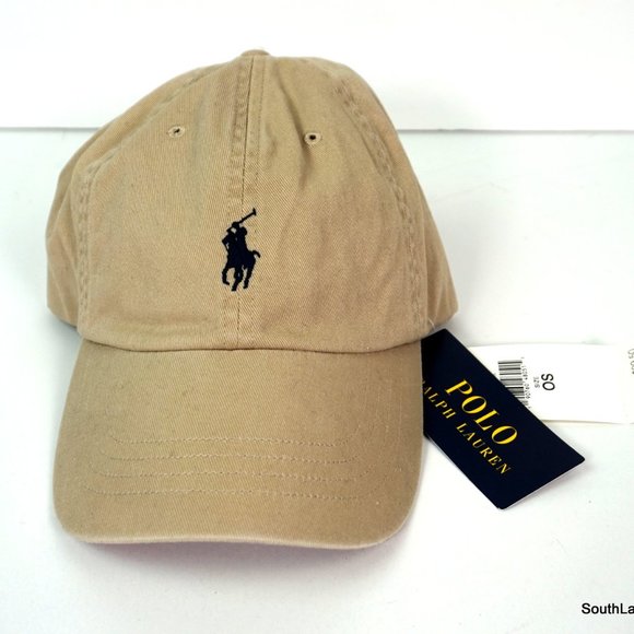 beige ralph cap